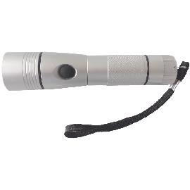 Taschenlampe LED aus Aluminium, IP44, silber Produktbild
